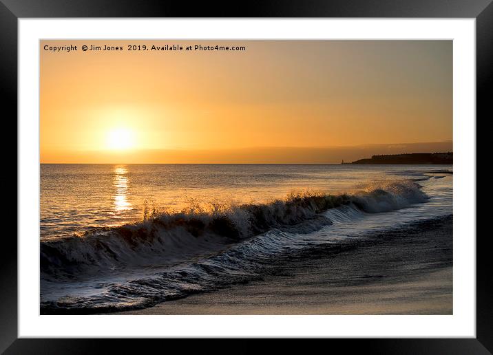 First dawn of a New Year Framed Mounted Print by Jim Jones