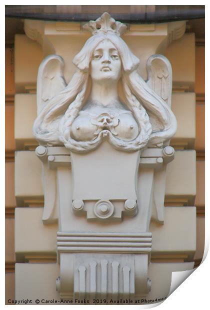 Art Nouveau Architecture Print by Carole-Anne Fooks