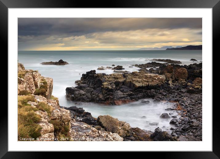 Dun Ara (Isle of Mull) Framed Mounted Print by Andrew Ray