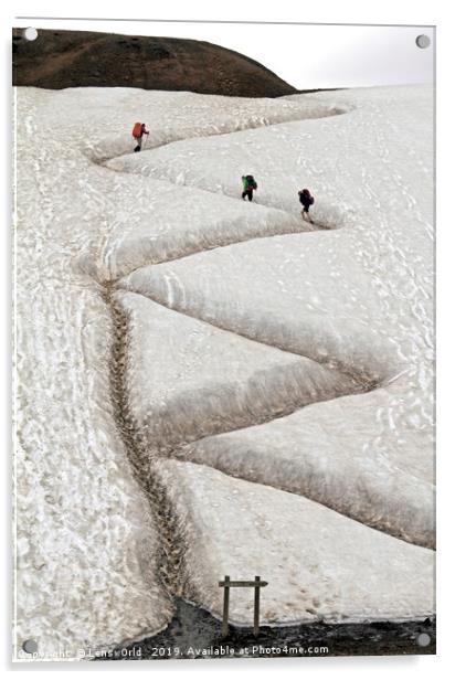 Shortcut through the ice Acrylic by Lensw0rld 