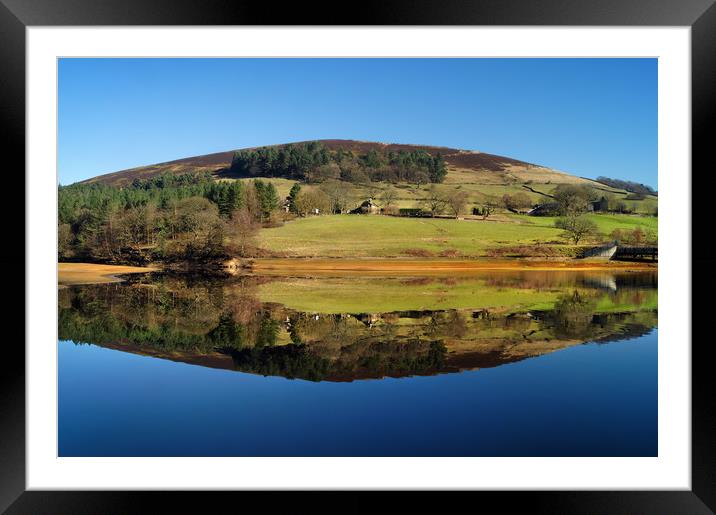 Ladybower Reflections                       Framed Mounted Print by Darren Galpin