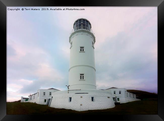 Trevose Head Lighthouse Framed Print by Terri Waters