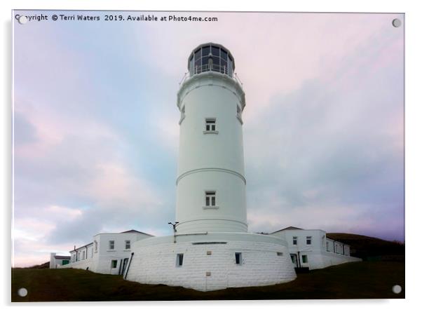 Trevose Head Lighthouse Acrylic by Terri Waters