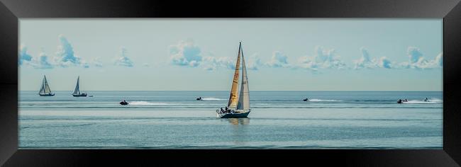 Grace on the water Framed Print by Naylor's Photography
