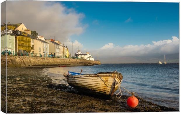 Aberdovey at Low Tide. Canvas Print by Colin Allen
