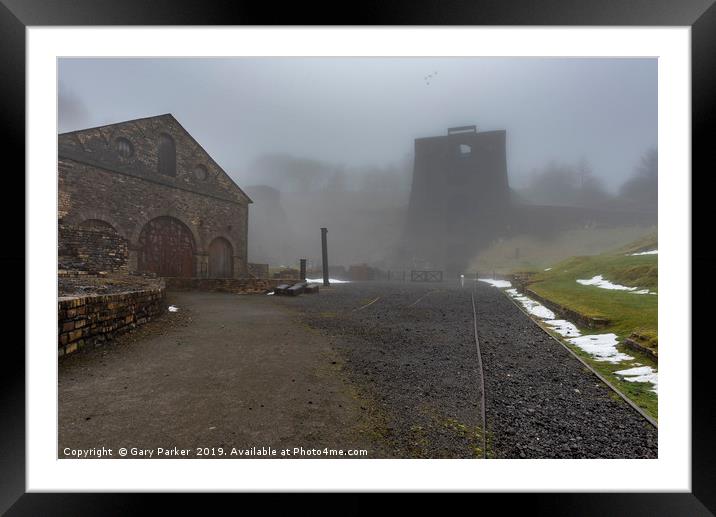 Blaenavon Ironworks, in the South Wales Valleys. Framed Mounted Print by Gary Parker