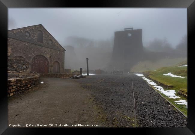 Blaenavon Ironworks, in the South Wales Valleys. Framed Print by Gary Parker