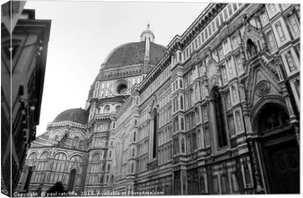 duomo florence Canvas Print by paul ratcliffe