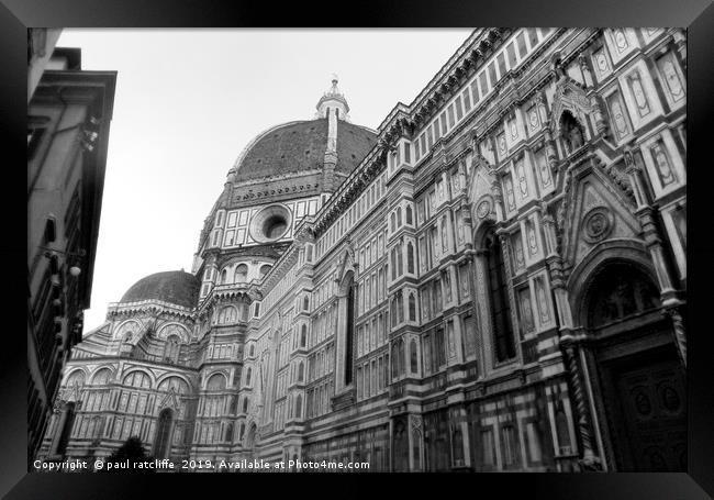 duomo florence Framed Print by paul ratcliffe