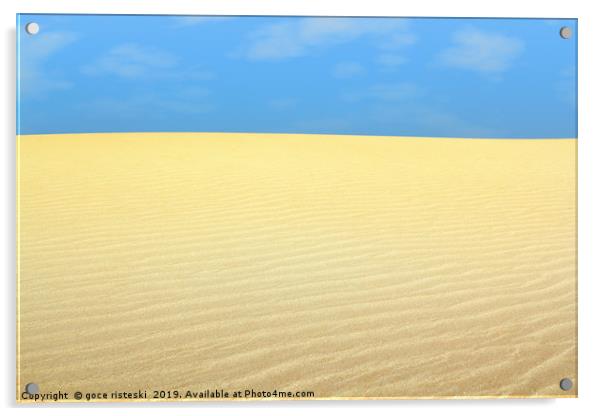 desert landscape Acrylic by goce risteski