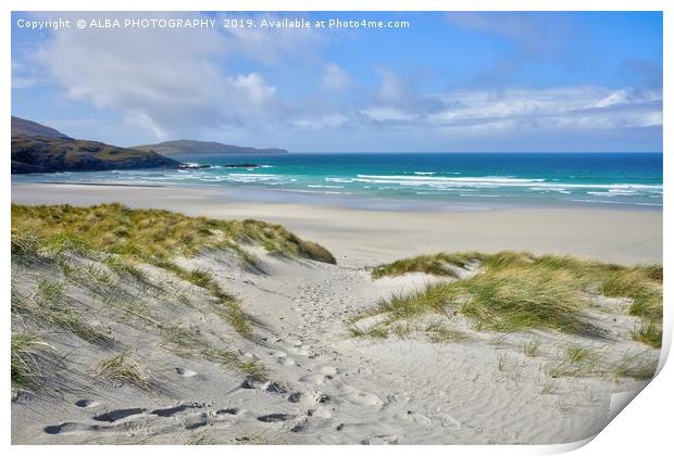 Traigh Eais, Isle of Barra, Outer Hebrides. Print by ALBA PHOTOGRAPHY