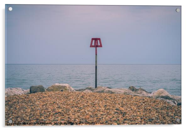 Highcliffe Beach, Dorset Acrylic by KB Photo