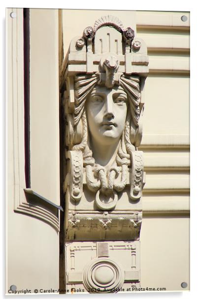 Art Nouveau Architecture   Acrylic by Carole-Anne Fooks