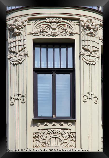 Art Nouveau Architecture   Framed Print by Carole-Anne Fooks