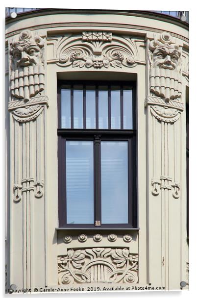 Art Nouveau Architecture   Acrylic by Carole-Anne Fooks