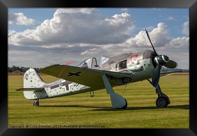 Flug Werk Fw 190A-8N nachbau G-FWAB Framed Print by Colin Smedley