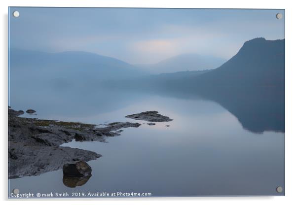 Early Morning Derwent Water  Acrylic by mark Smith