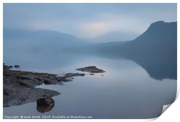 Early Morning Derwent Water  Print by mark Smith