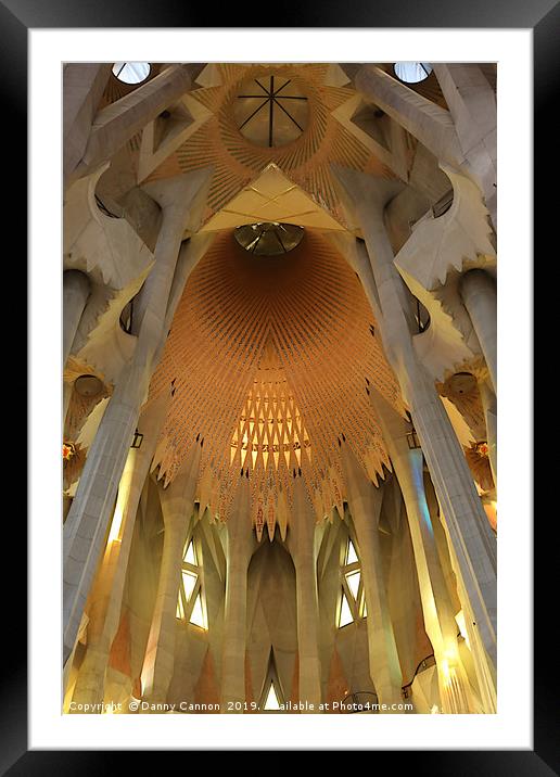 Sagrada3 Framed Mounted Print by Danny Cannon