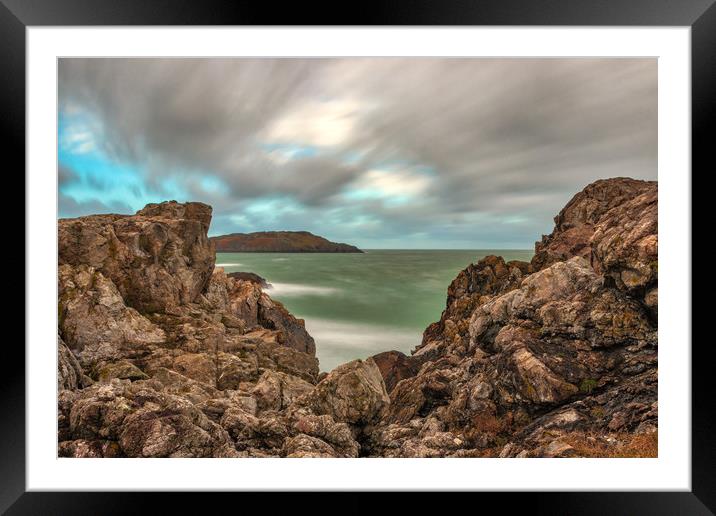 Cemaes Bay in Anglesey Framed Mounted Print by Tony Keogh