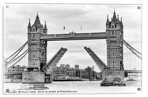 Tower Bridge - Toned image Acrylic by Trevor Camp