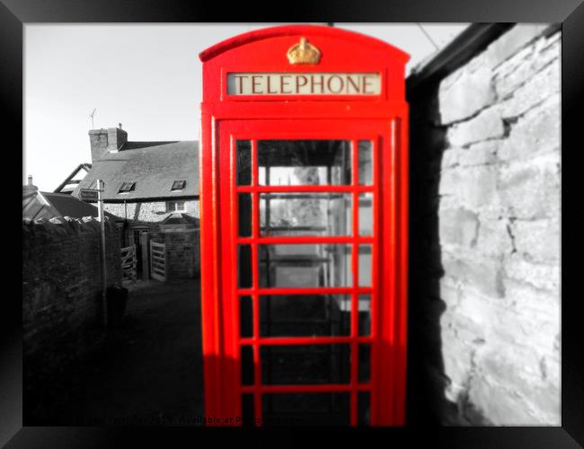 phonebox Framed Print by paul ratcliffe