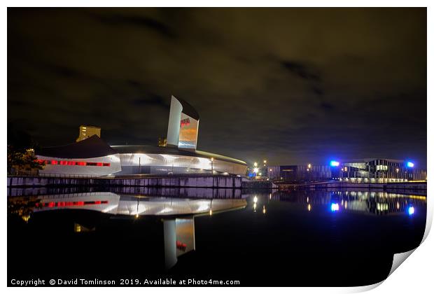 Imperial War Museum North -Reflections  Print by David Tomlinson