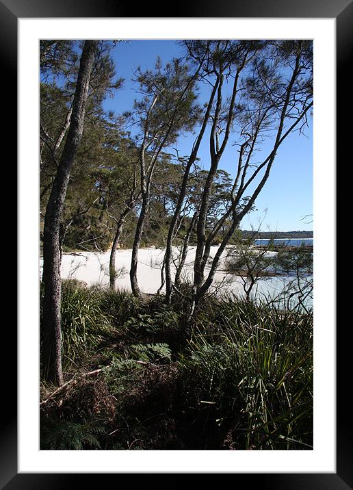 Jervis Bay Cove Framed Mounted Print by Adrian McMillan