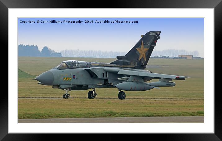 The Tornado Retires 2 Framed Mounted Print by Colin Williams Photography