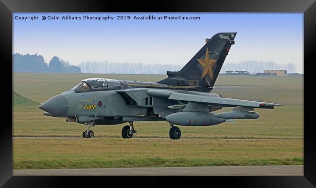 The Tornado Retires 2 Framed Print by Colin Williams Photography