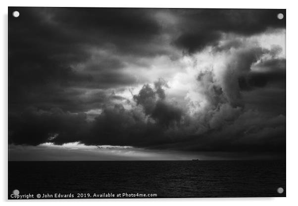 Storm Acrylic by John Edwards