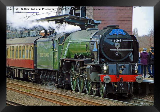Tornado 60163 At Westfield Westgate 03.03.2019 Framed Print by Colin Williams Photography