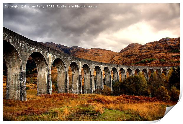 The Enchanting Glenfinnan Railway Overpass Print by Graham Parry