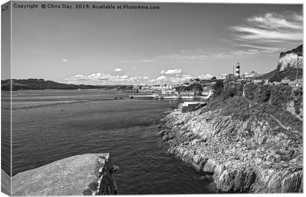 Plymouth Foreshore Canvas Print by Chris Day