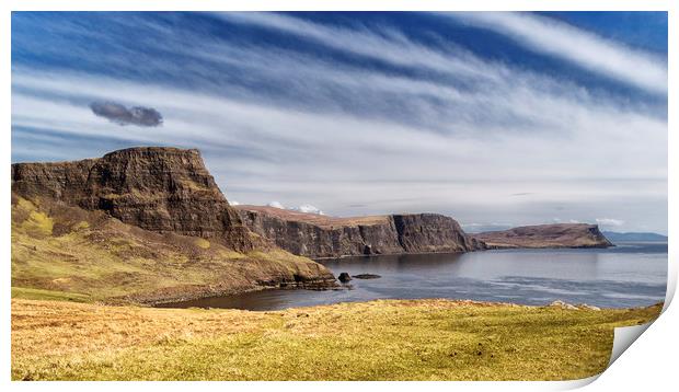 A view East from Neist point_Skye Print by Rob Lester