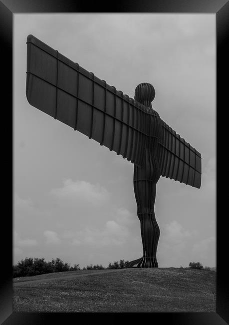 The Angel of the North Framed Print by David Wilson