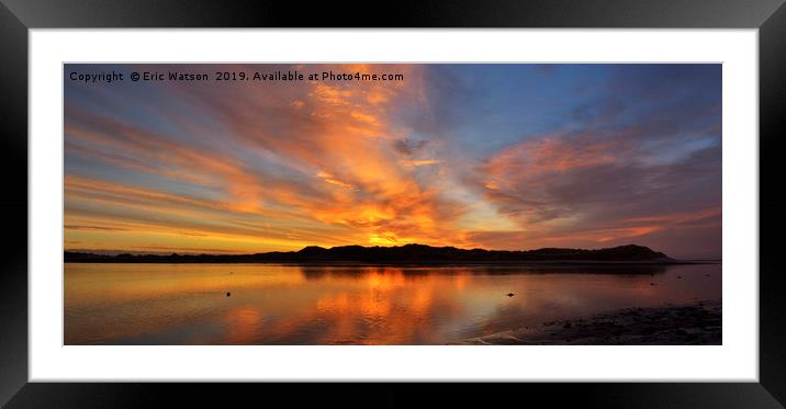 River Ythan Sunrise Framed Mounted Print by Eric Watson
