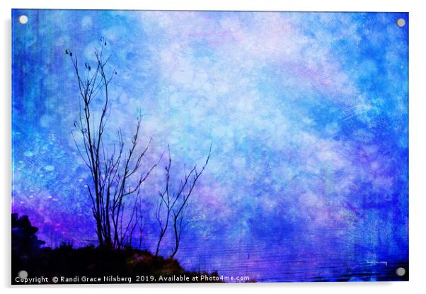 Lost in Blue Acrylic by Randi Grace Nilsberg
