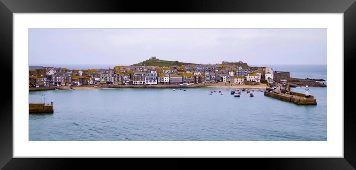 Majestic St Ives Bay Framed Mounted Print by Beryl Curran