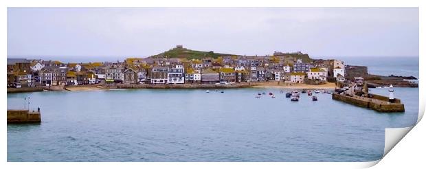 Majestic St Ives Bay Print by Beryl Curran