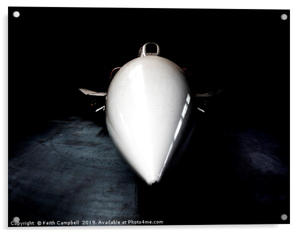 US Navy F-4 Phantom Acrylic by Keith Campbell