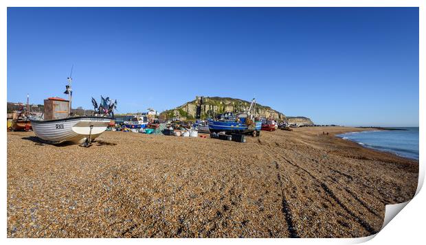 The Stade Hastings Print by Nick Rowland