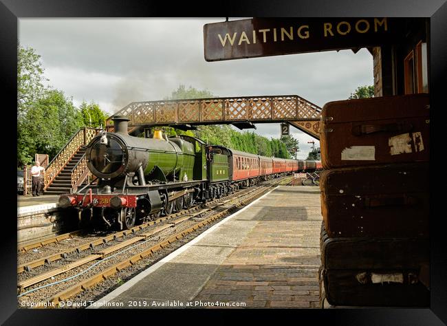 GWR Heavy Freight Engine 2857 at Bridgnorth  Framed Print by David Tomlinson