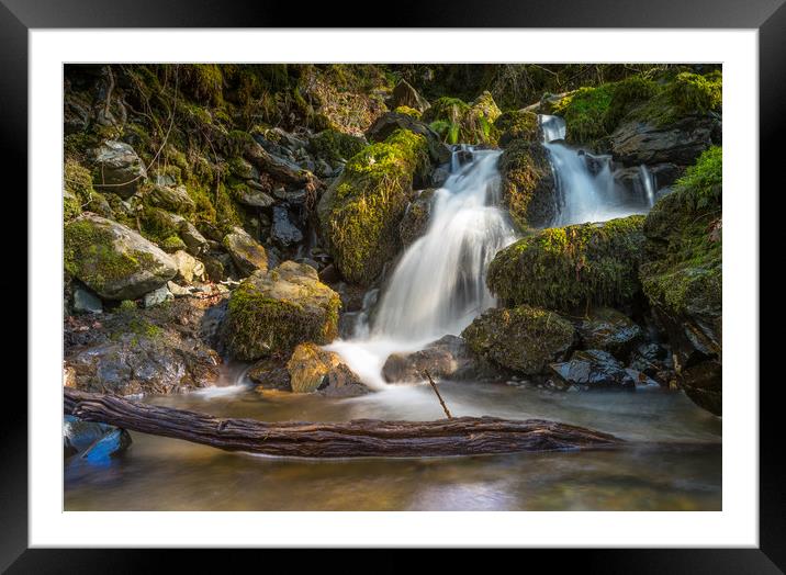 Lodore Waterfall Framed Mounted Print by Rob Camp