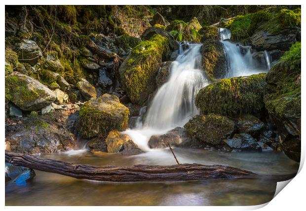 Lodore Waterfall Print by Rob Camp
