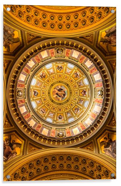 Catholic basilica patterns Acrylic by Svetlana Sewell