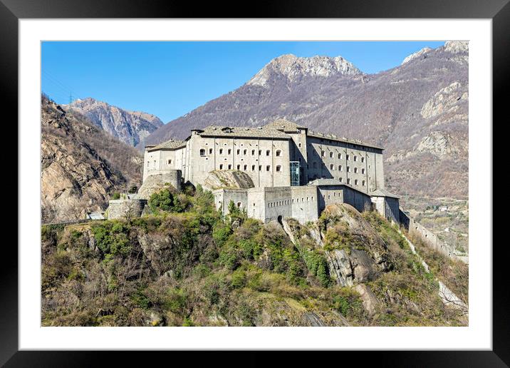 The fortress Framed Mounted Print by Paolo Seimandi