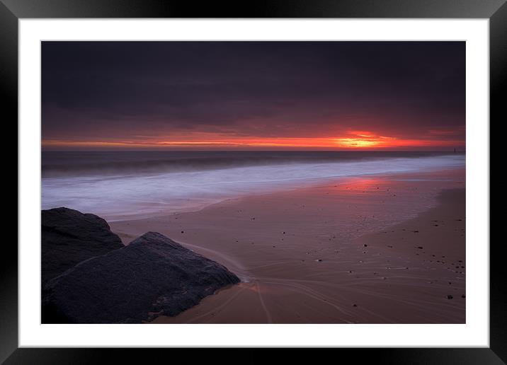 Morning Bay Framed Mounted Print by Simon Wrigglesworth