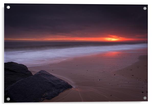Morning Bay Acrylic by Simon Wrigglesworth