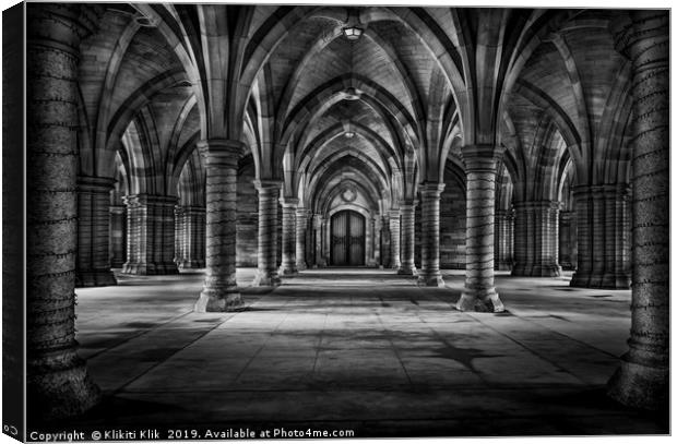 The Cloisters Canvas Print by Angela H